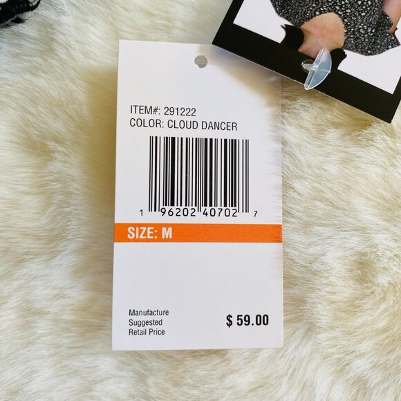 Steve Madden NEW Black w/ White Floral Pattern Dress "Cloud Dancer" size M - Picture 7 of 10